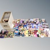 A box of assorted comics, Satelite Sam, Black Kiss, Hazzard, Ani'son, Guy gardener,