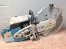 A Makita Dpc8112 concrete saw