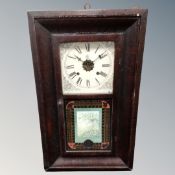 A 19th century Waterbury Clock Company wall clock.