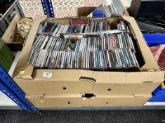 Two boxes of CD's, Genesis compilations, Nirvana,