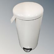 A Next 45l pedal bin cream with tag,