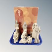 A six piece Moods friendship nativity set (2 boxes)