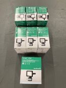 Seven Lukan 10 Watt integrated LED floodlights with PIR