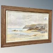 G. V. R. (Early 20th century) Coastal landscape, watercolour, signed and dated 09, 37cm by 24cm.