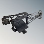 Two vintage gin traps