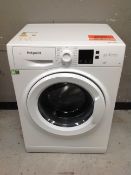 A Hotpoint washing machine