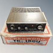 A vintage Kenwood TK-150U solid state stereo amplifier in original box