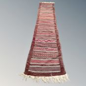 A Turkish kilim runner,