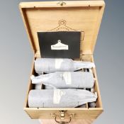 A wooden crate containing Symington's 1996 Quinta Do Vesuvio vintage port (six bottles)