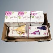 A box of English Rose by Juliana boxed figurines