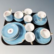 Twenty one pieces of Royal Windsor bone china