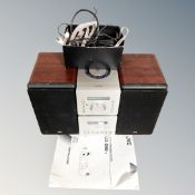 A JVC UX-D88 micro hifi system with speakers and leads