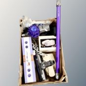 A box of Dyson hand held vacuum,