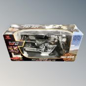 A New Bright Radio controlled Harley Davidson fat boy motorcycle,