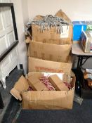 Five boxes of Duresta upholstery trim