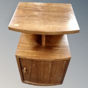 An early 20th century mahogany pot cupboard