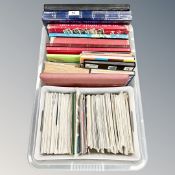 A box of stamps and first day covers