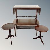 An inlaid coffee table,