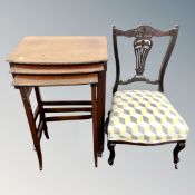 An Edwardian nursing chair