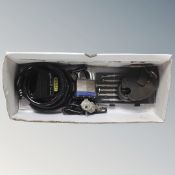 A box of padlocks and bike combination lock, set small screw drivers,