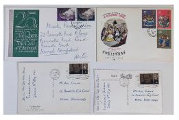 Collection of 1st day issue stamps 1965 - 1970 and a 1980's collectors pack.