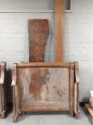 A 19th century mahogany 3' bed frame