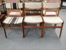 Three 20th century dining chairs