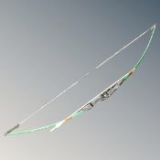 Barnett archery long bow with arrow.