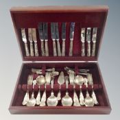 A canteen of Inkerman Sheffield plate cutlery.