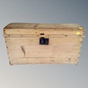 A 19th century pine trunk.