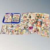 A tray of 20th century Marvel comics, Giant Size Dr Strange issue 1,