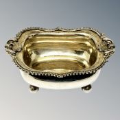 A Georgian silver gilt salt, Alice and George Burrows,