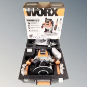 A Worx 1500W router in case.