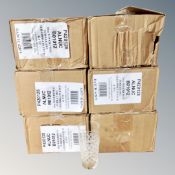 Seventy two Alhambra branded 12oz glasses in six boxes