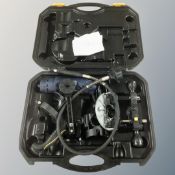 A Pro701W Rotary cutter with accessories in case.