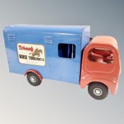 A Tri-ang horse transporter truck.