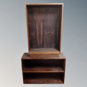 Two sets of 20th century Danish open bookshelves.