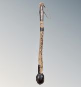 A 20th century African knobkerrie