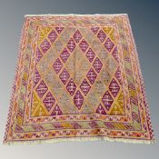 A Meshwani Gazak rug 128 cm x 110 cm