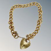 A bracelet with padlock