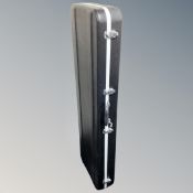 A hardshell guitar carry case