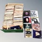 A box of large quantity of mid 20th century and later vinyl 7