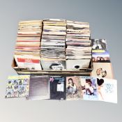 A box of large quantity of mid 20th century and later vinyl 7