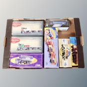 A box of six Corgi die cast vehicles : vintage glory, Corgi classics,