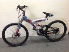A Rhino alloy patrol full suspension boy's mountain bike