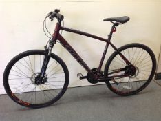 A Carerra Crossfire front suspension mountain bike
