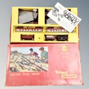 A Triang Railways electric scale model RAX train set in original box