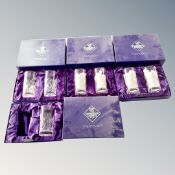 Seven Edinburgh Crystal high ball glasses,