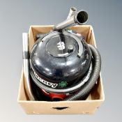 A Henry pneumatic vacuum cleaner with hose and accessories