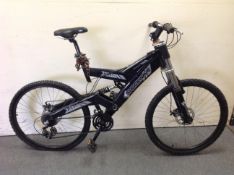 A Shockwave XT950 full suspension mountain bike